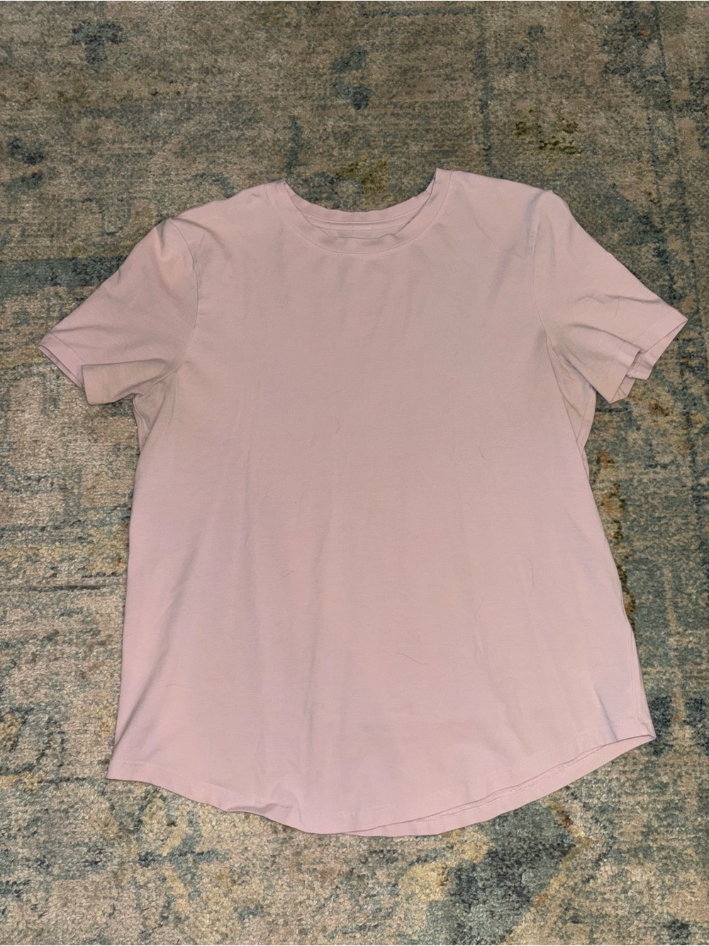 lululemon athletica Light Pink Short-Sleeve Tee